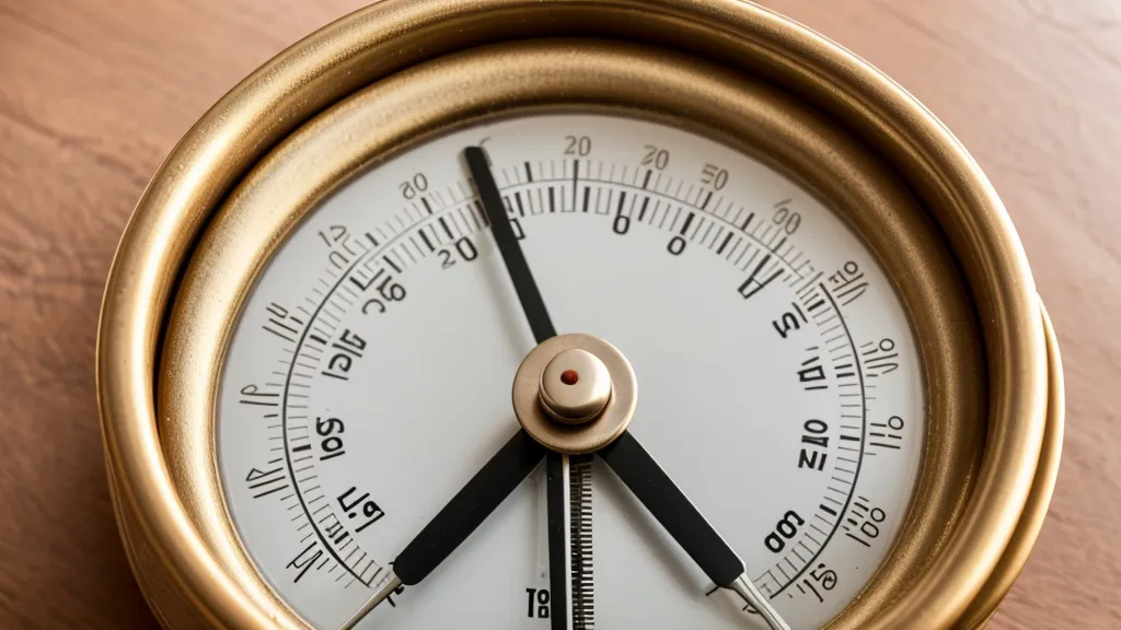 Termómetro digital midiendo la temperatura de la cera de soya derretida