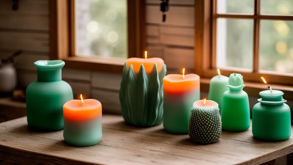 Moldes de silicona personalizados para velas con formas creativas