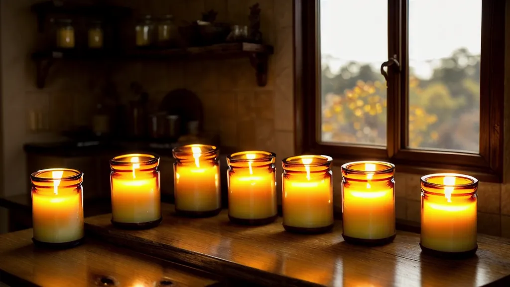 Velas artesanales marcadas y listas para vender en el Tianguis Cultural de Guadalajara